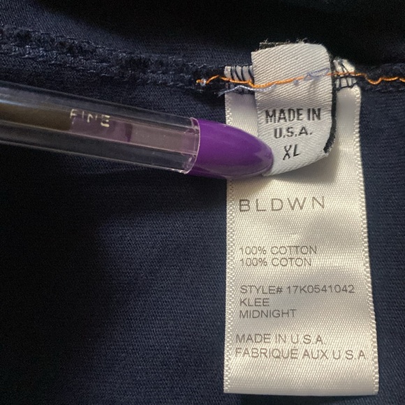 BLDWN Navy Blue Henely - Picture 5 of 5